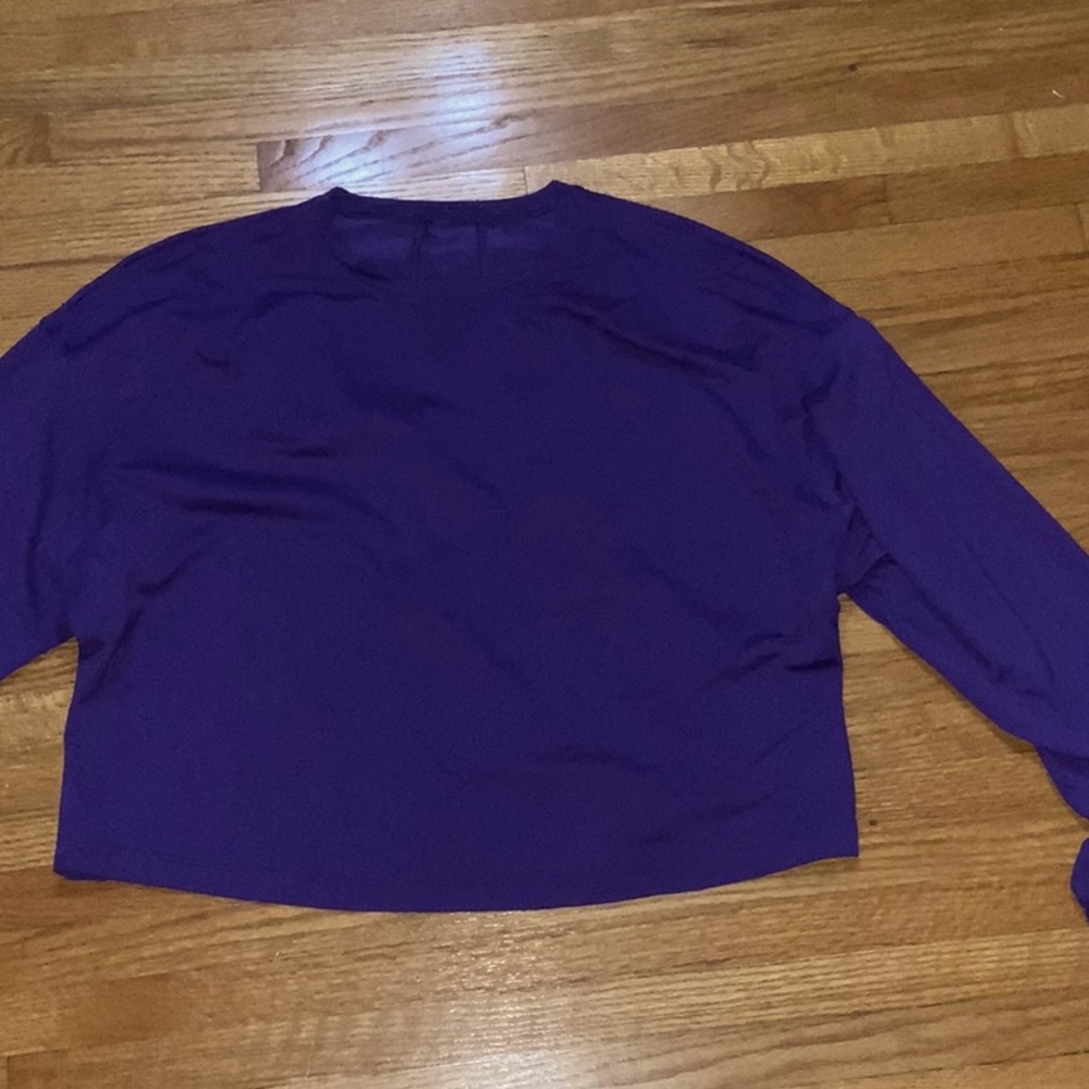lululemon purple long sleve top
